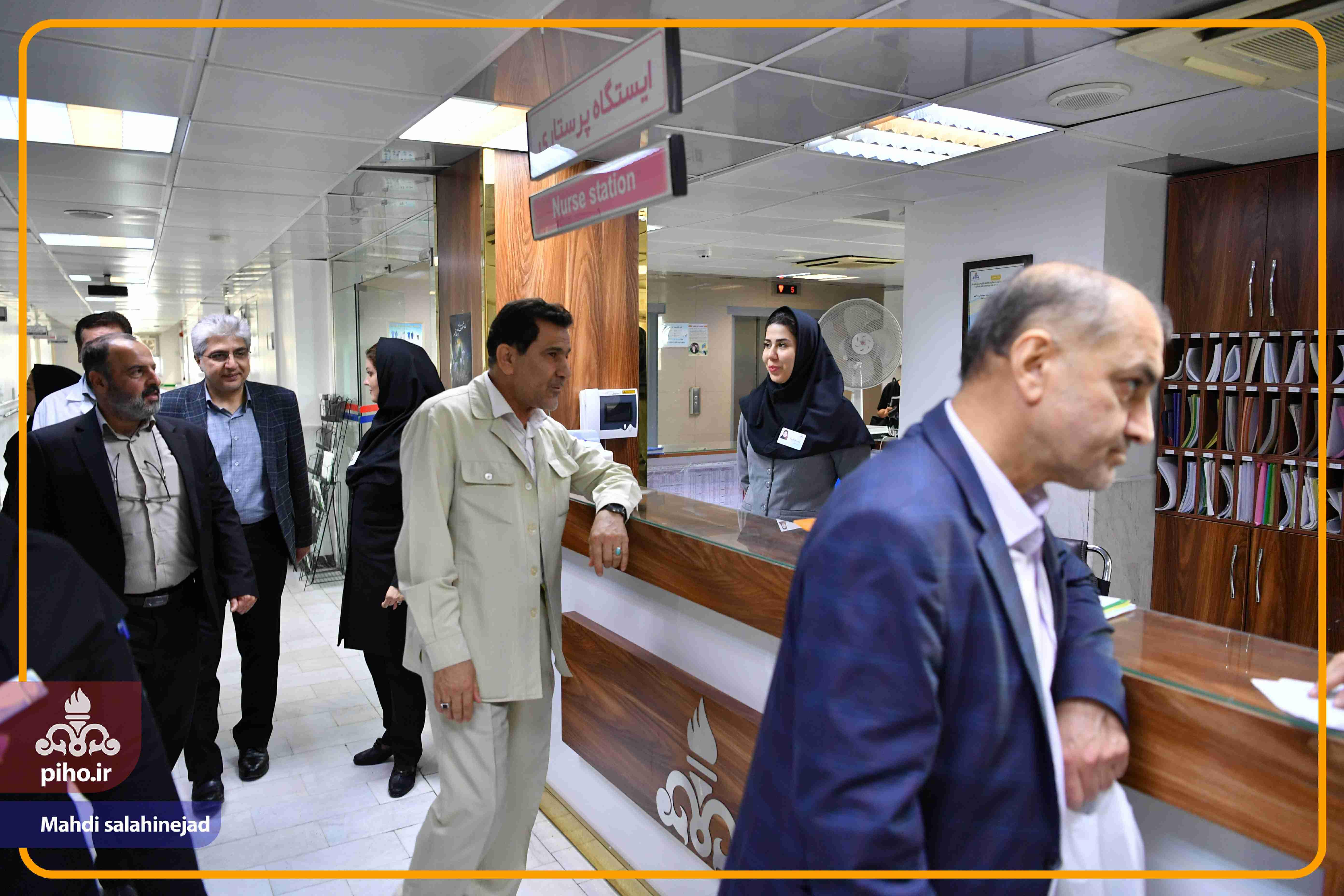 بازدید دکتر شجاع بیمارستان تهران 58