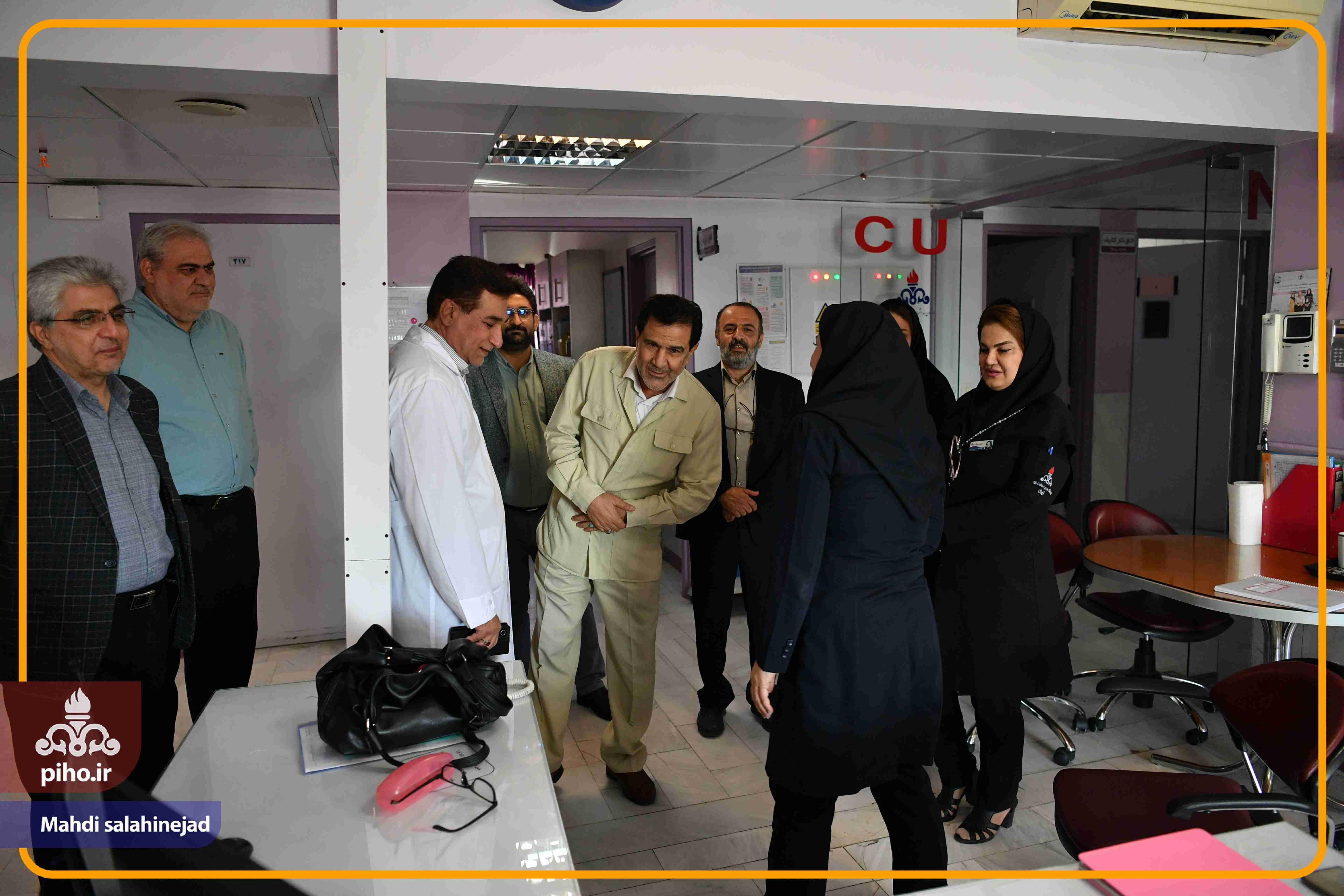 بازدید دکتر شجاع بیمارستان تهران 51