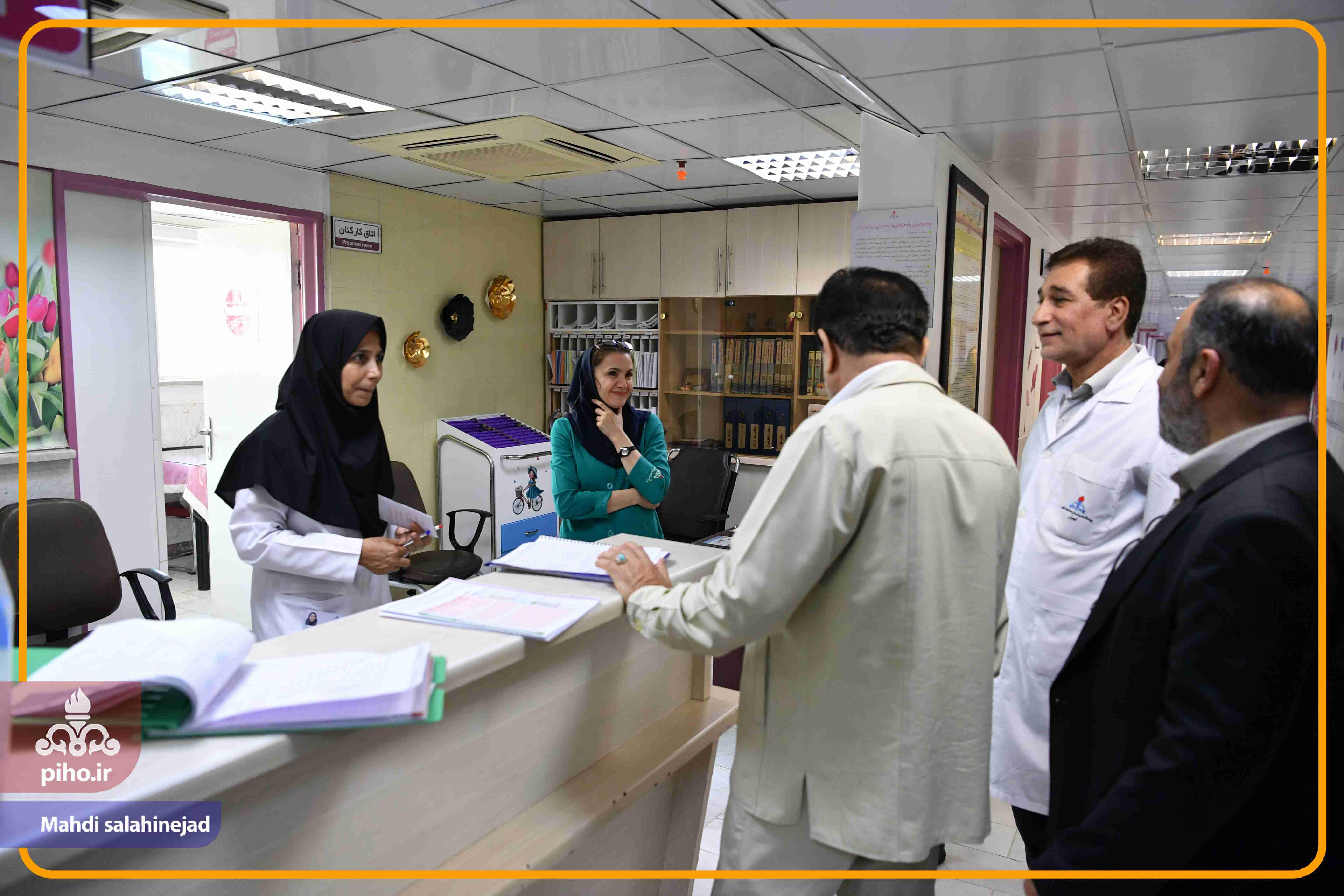 بازدید دکتر شجاع بیمارستان تهران 50