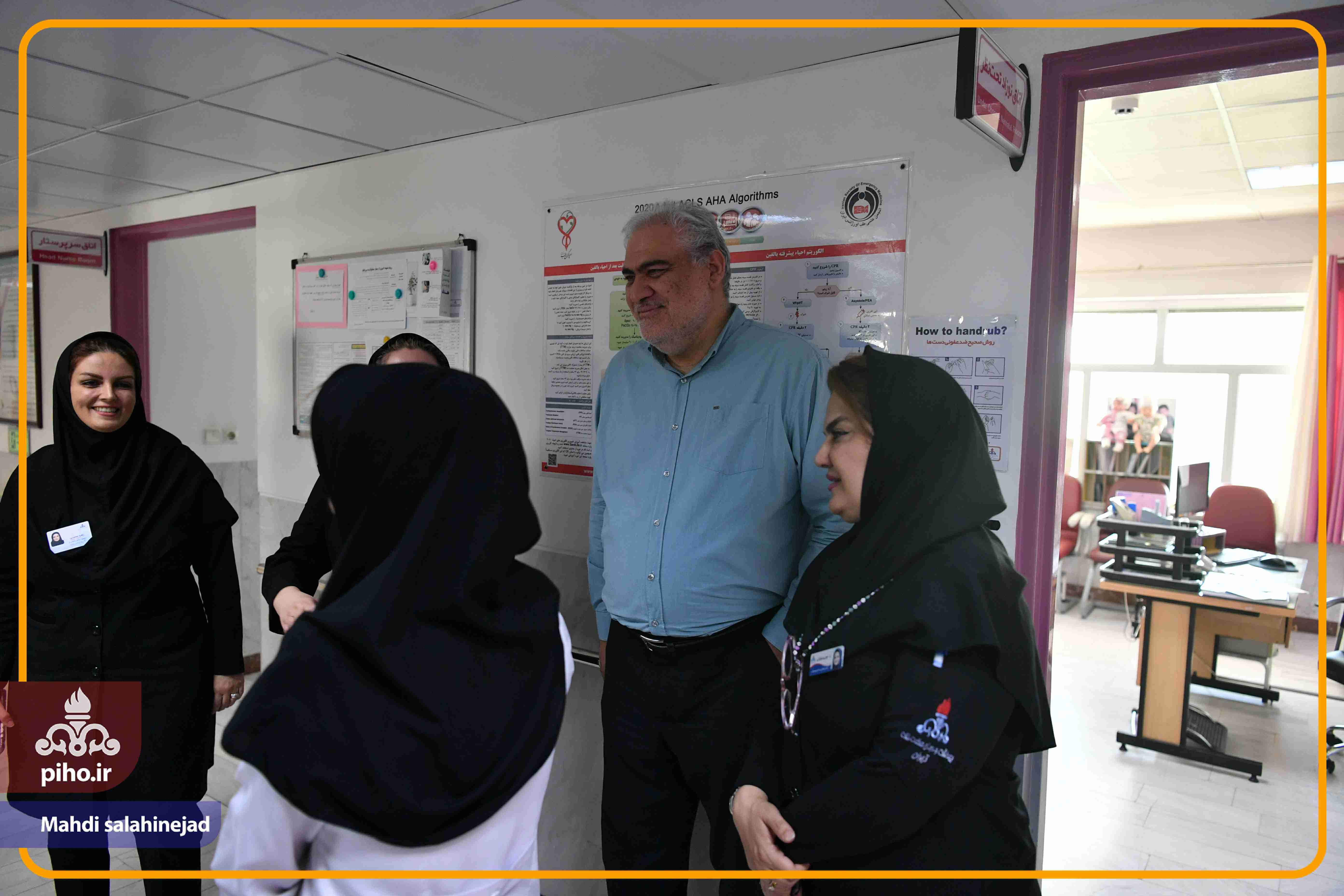 بازدید دکتر شجاع بیمارستان تهران 47