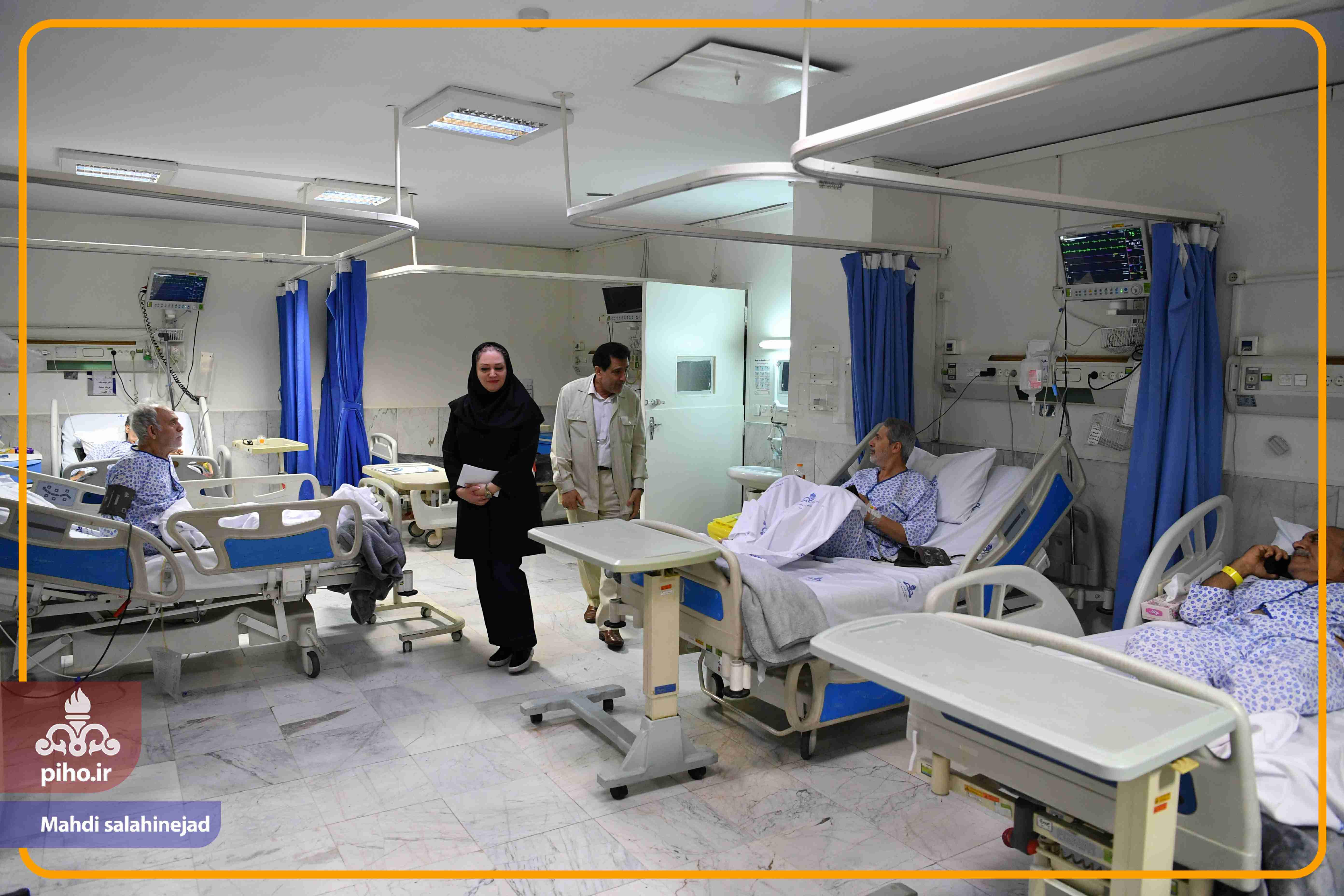 بازدید دکتر شجاع بیمارستان تهران 40