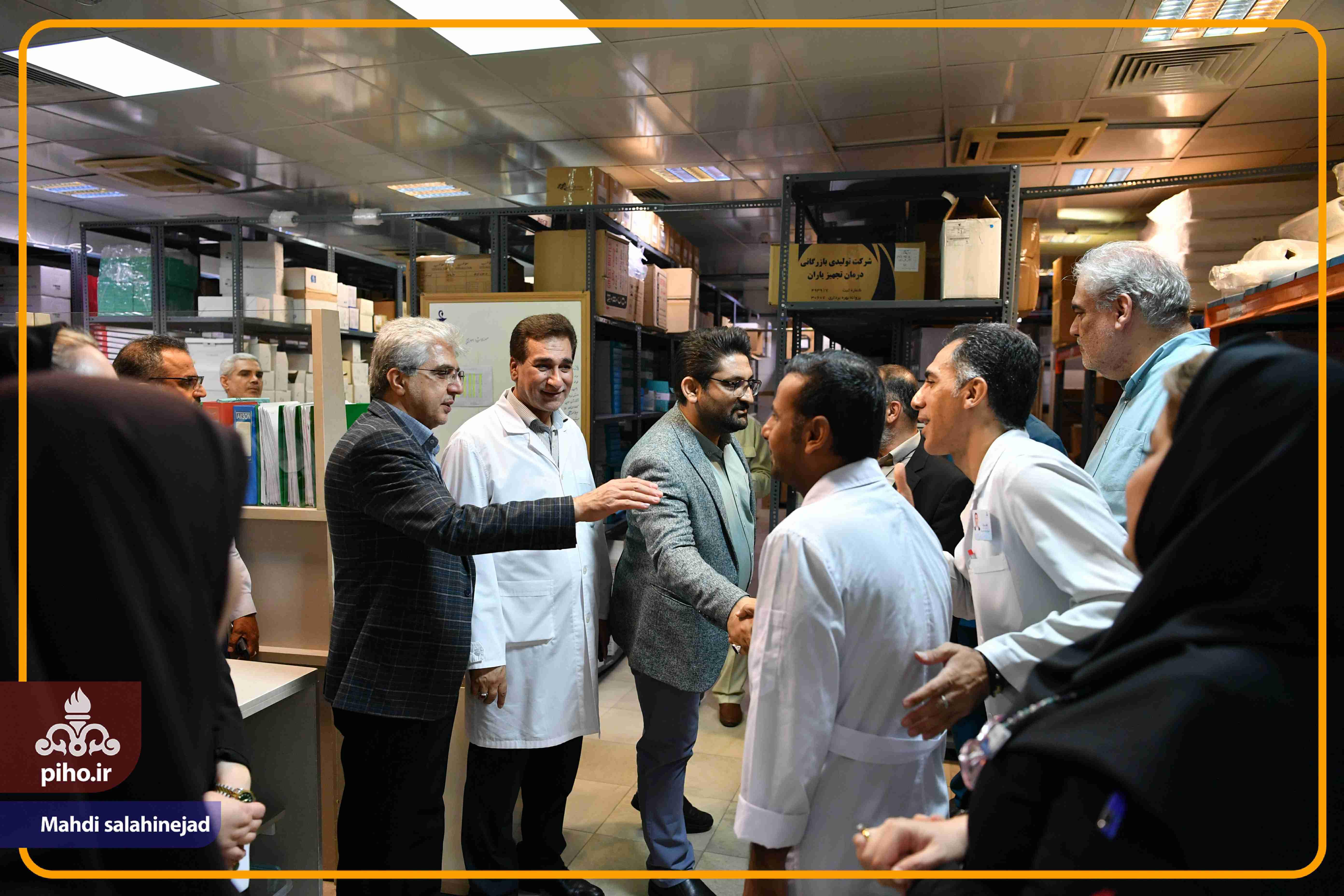 بازدید دکتر شجاع بیمارستان تهران 34