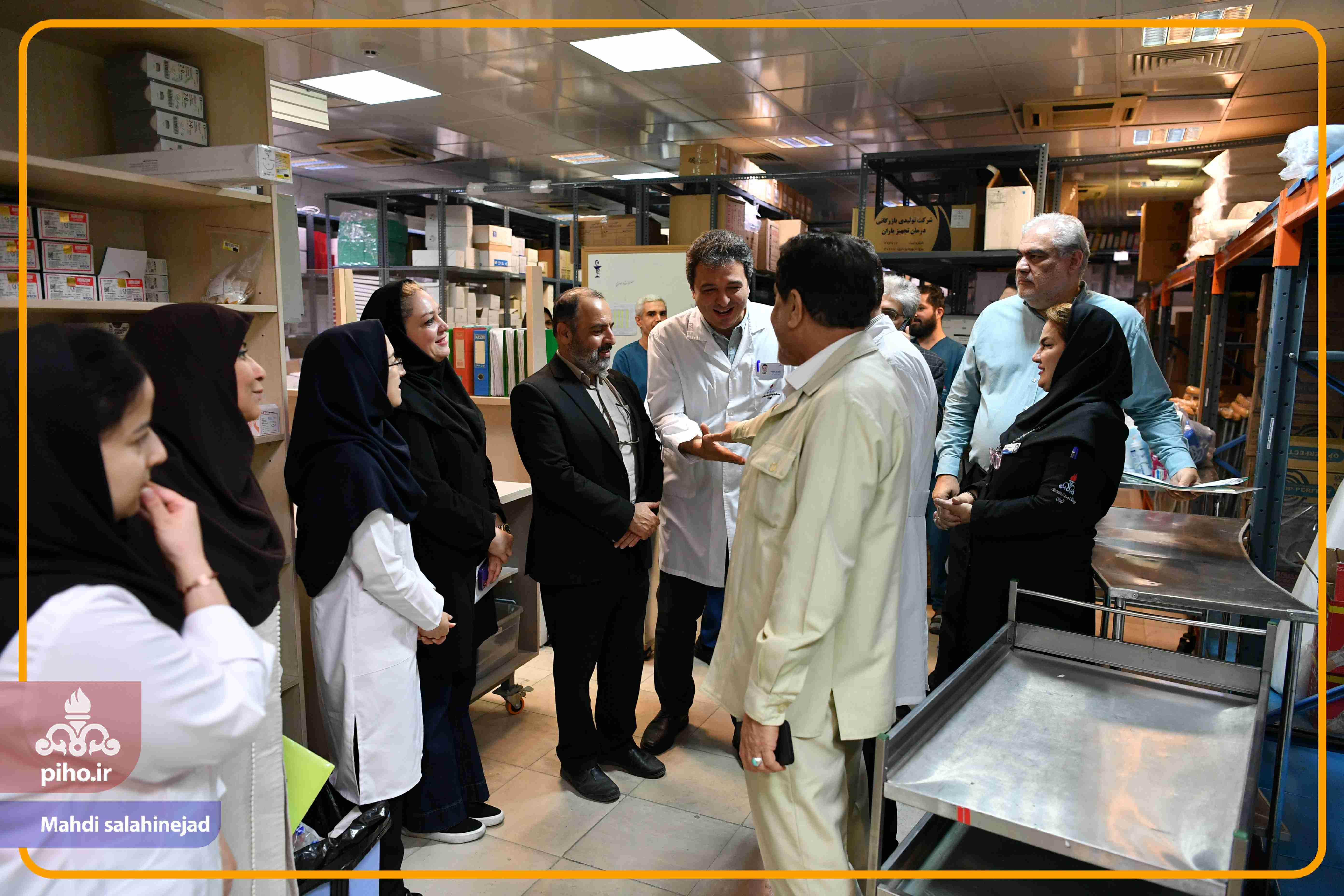 بازدید دکتر شجاع بیمارستان تهران 29