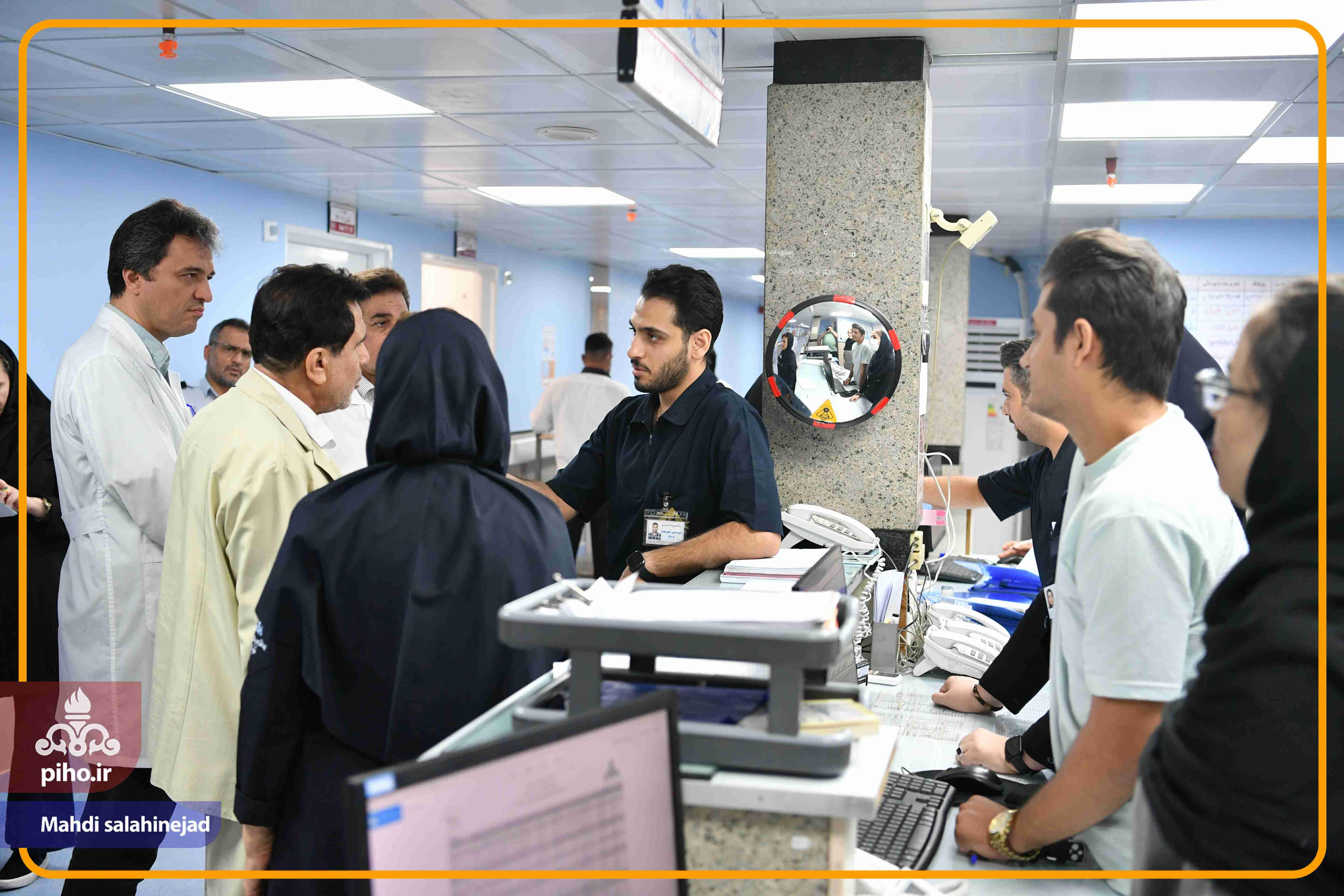 بازدید دکتر شجاع بیمارستان تهران 19