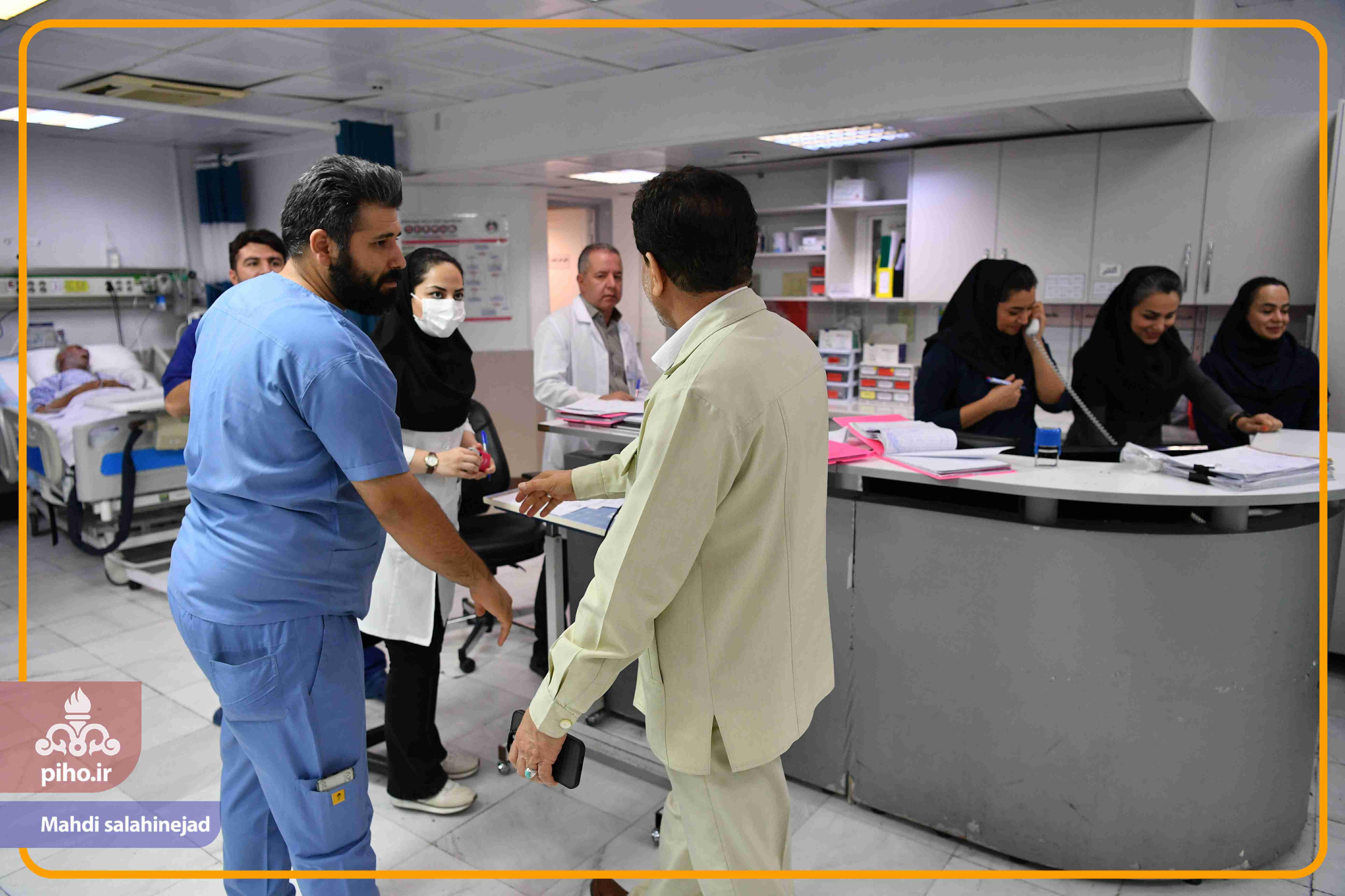 بازدید دکتر شجاع بیمارستان تهران 17