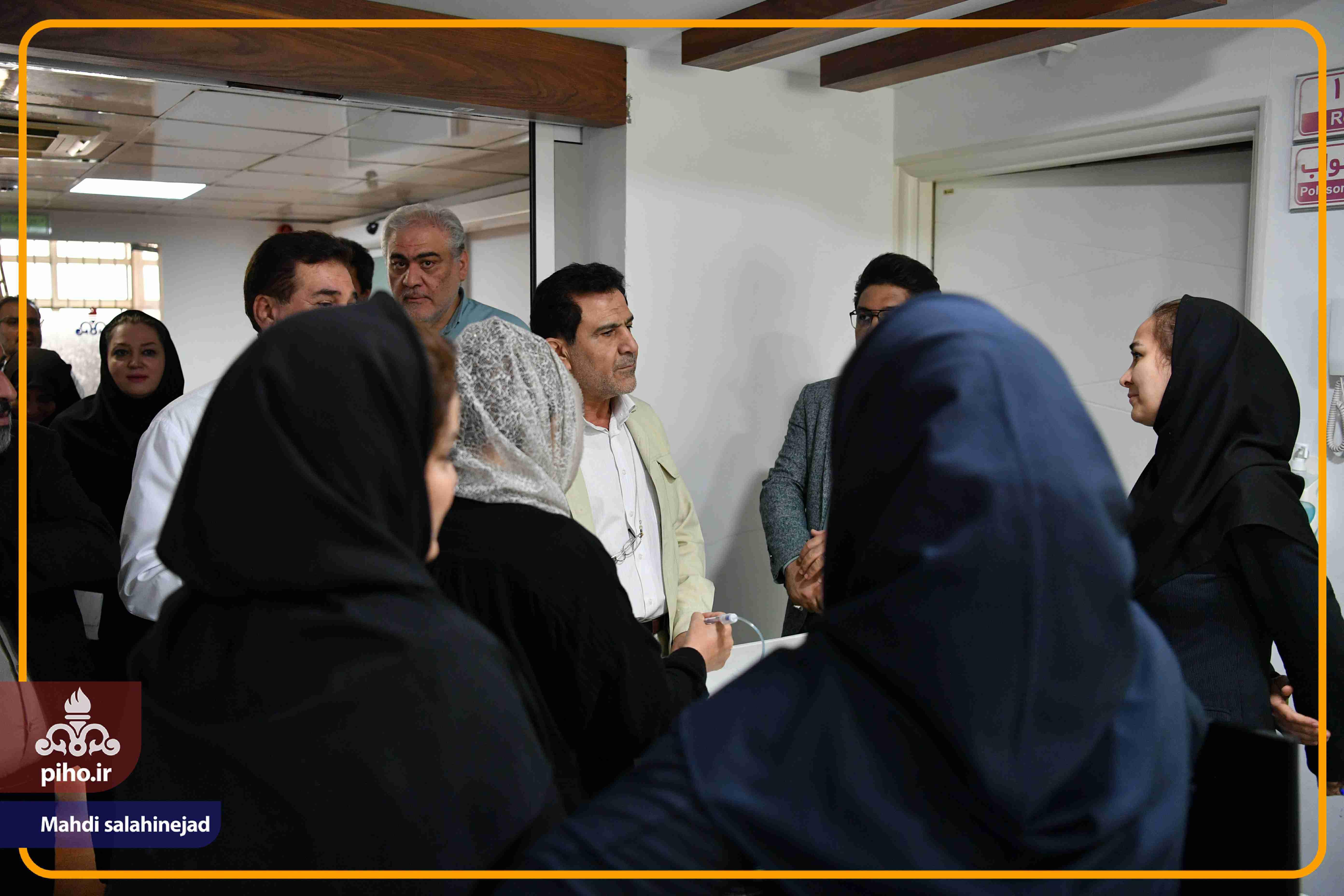 بازدید دکتر شجاع بیمارستان تهران 12