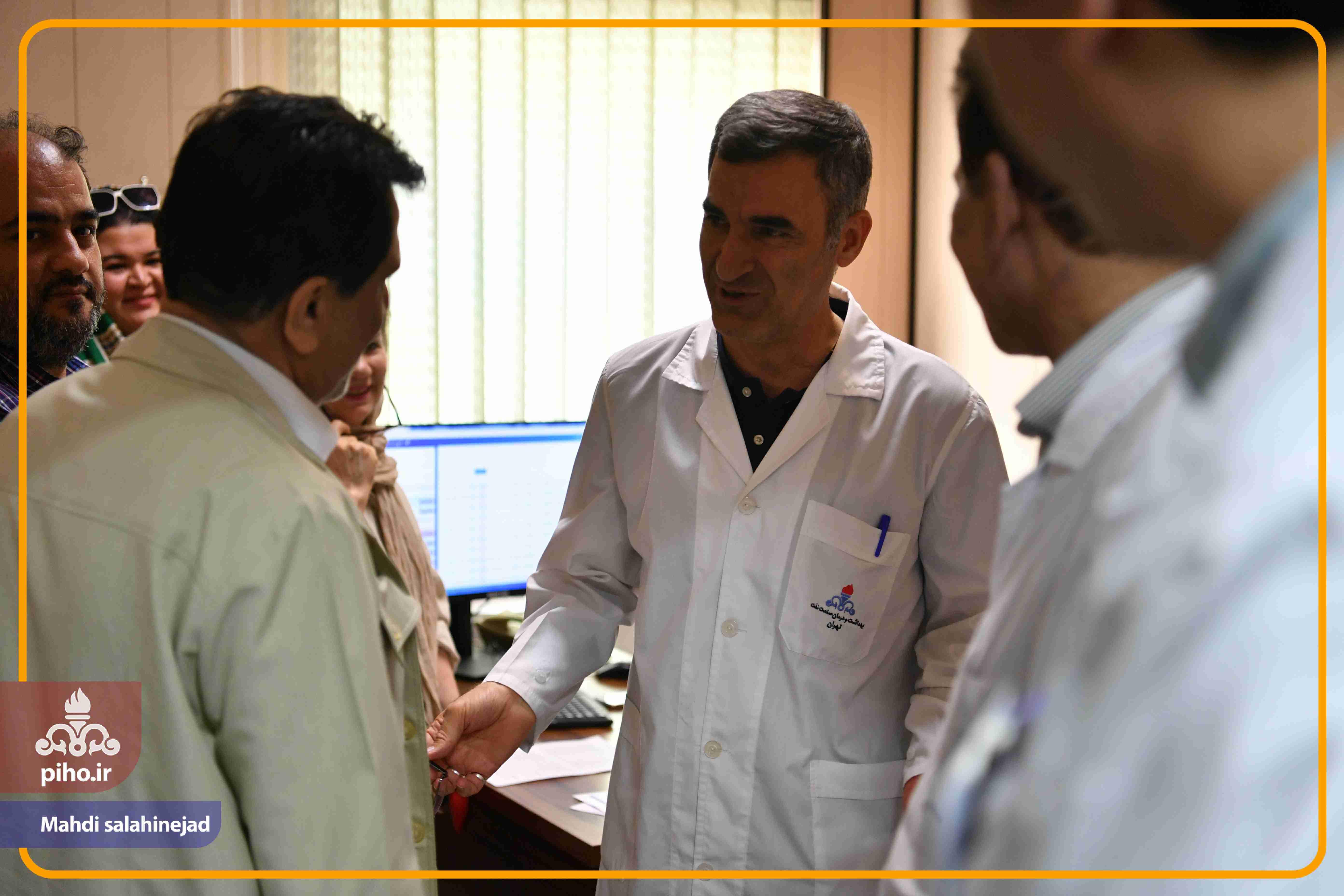 بازدید دکتر شجاع بیمارستان تهران 3