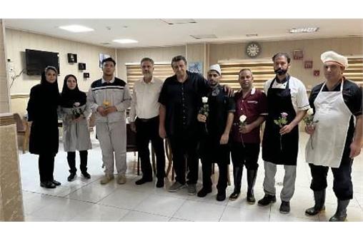 گزارش تصویری بزرگداشت روز کارگر در بهداشت ودرمان صنعت نفت خارگ